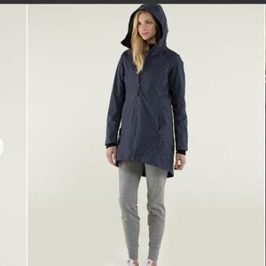 LULULEMON- Right As Rain Jacket, size 8, black